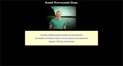 Desktop Screenshot of kamil.barlinek.biz