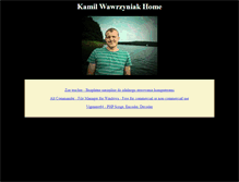 Tablet Screenshot of kamil.barlinek.biz