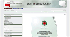 Desktop Screenshot of bip.barlinek.pl