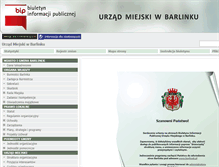 Tablet Screenshot of bip.barlinek.pl